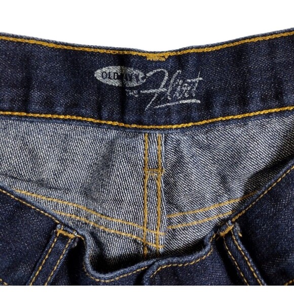 Old Navy Flirt Shorts Womens Size 2 Blue Denim Low Rise 5 Pocket Dark Wash EUC - Picture 2 of 5